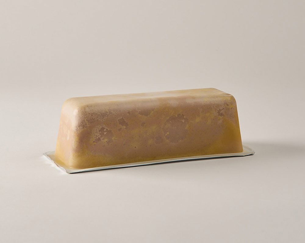 Tarrina de bloc de foie gras de pato