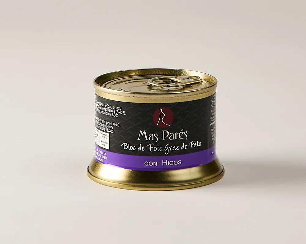 Bloc de foie gras de pato con higos 