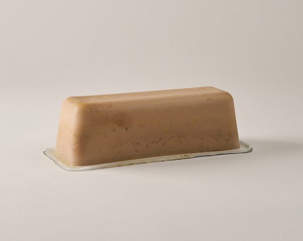 Tarrina de Bloc de foie gras de pato con almendras caramelizadas