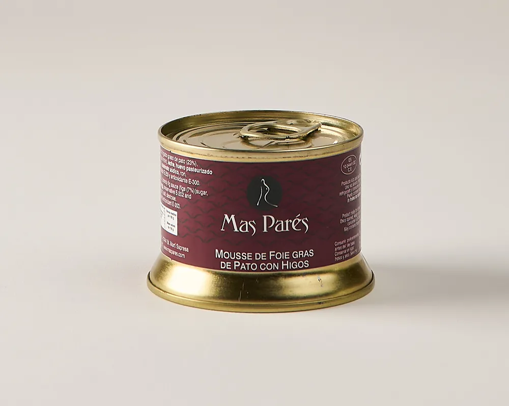 Mousse de foie gras de pato con higos